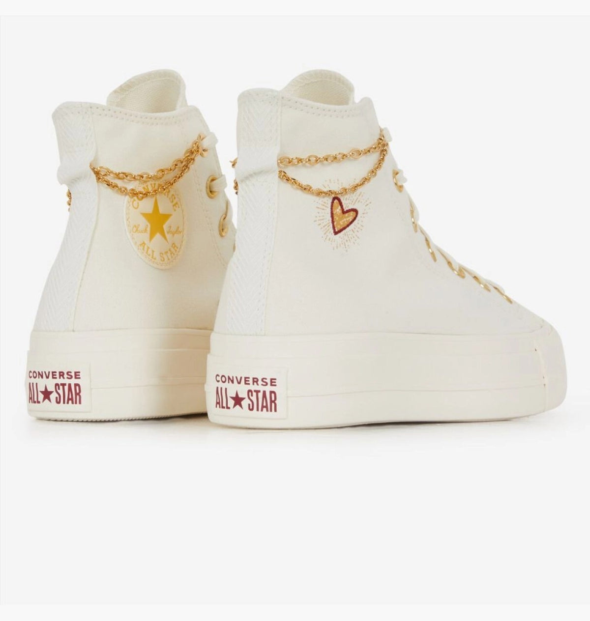 Converse Mid White Sneakers Size 35 UK3 US 5 9