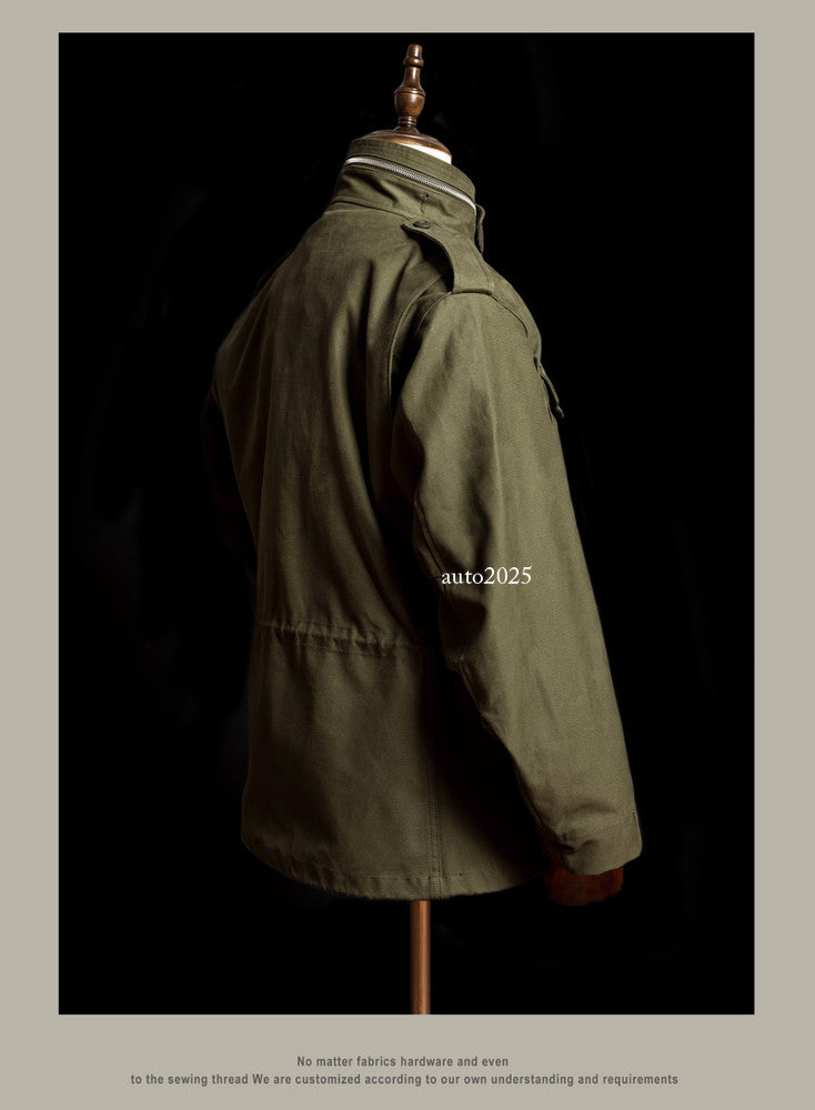 Red Tornado Retro M65 Jacket OG107 US Military Workwear Hooded Coat Windbreaker 6