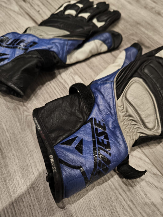 Men's Dainesse Vintage Leather Gloves Size XL / XXL Racing Motorcycle 2