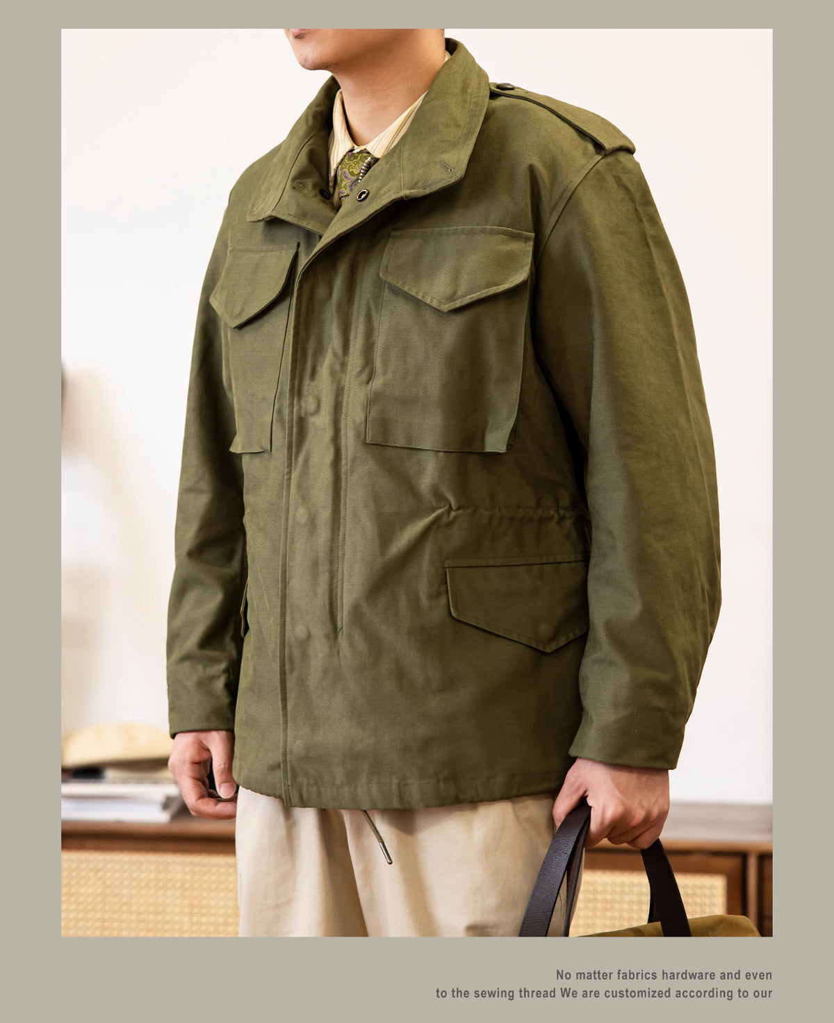 Red Tornado Retro M65 Jacket OG107 US Military Workwear Hooded Coat Windbreaker 3