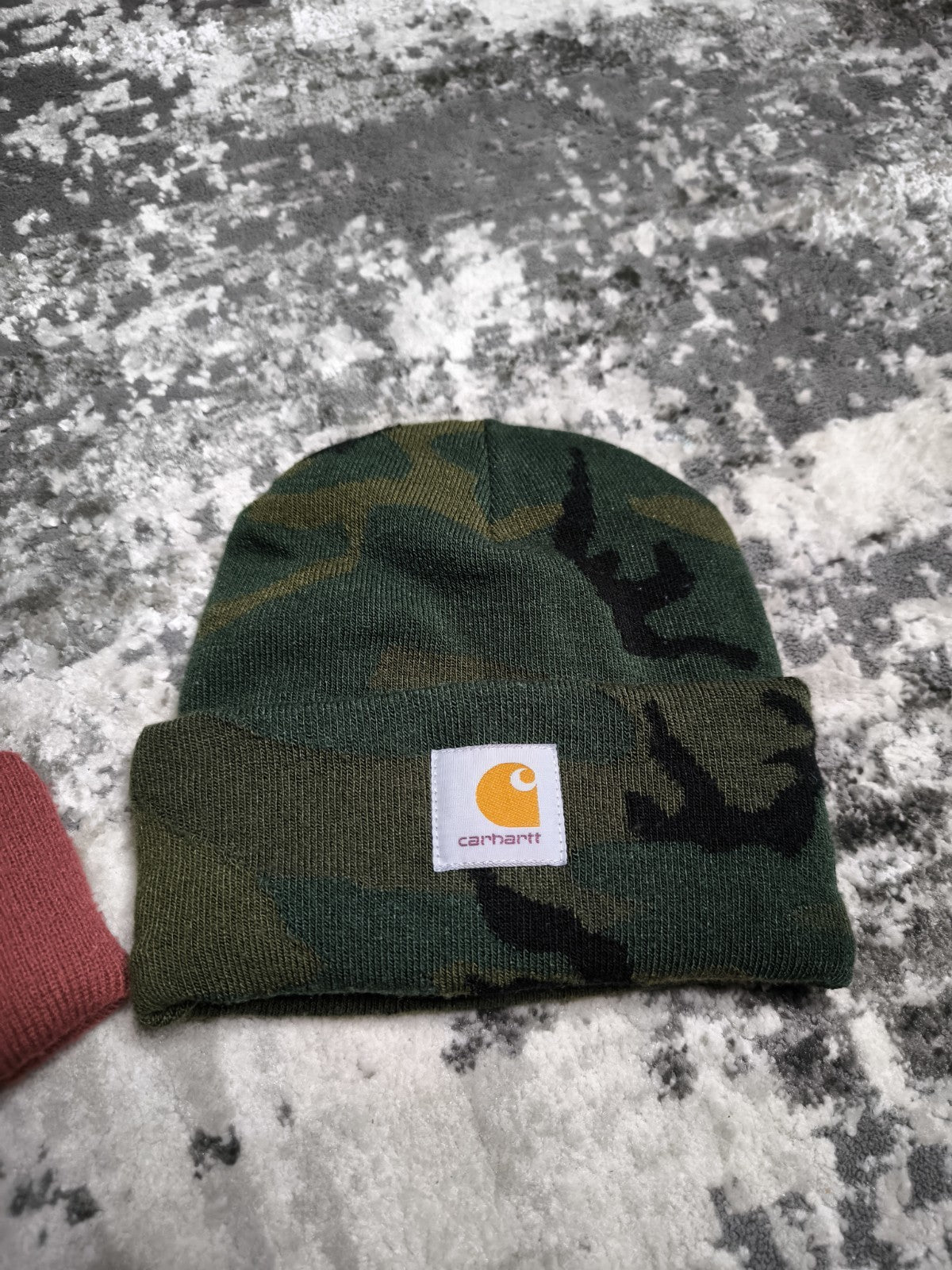 One Size Carhartt X2 Hats Camo Combat Beanie , Acrylic Watch Hat 2