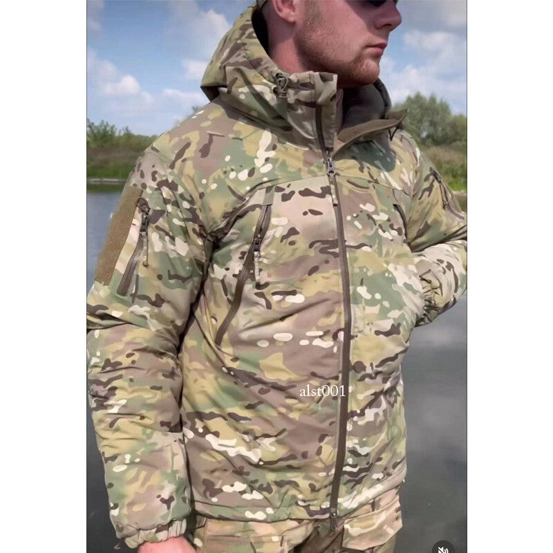 Army Camouflage Combat Uniform 2pc CS Cosplay Suit Coat Pants Set Jacket Trouser 16