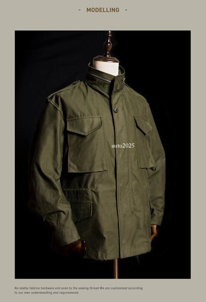 Red Tornado Retro M65 Jacket OG107 US Military Workwear Hooded Coat Windbreaker 5