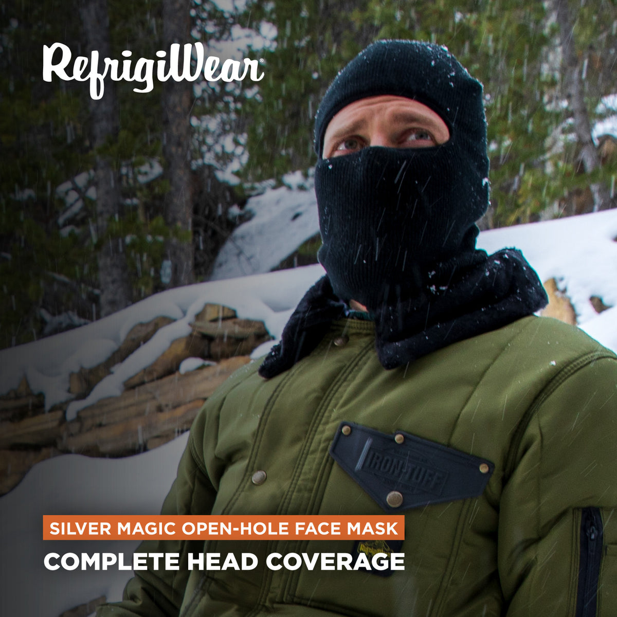RefrigiWear Silver Magic™ Open-Hole Face Mask 2