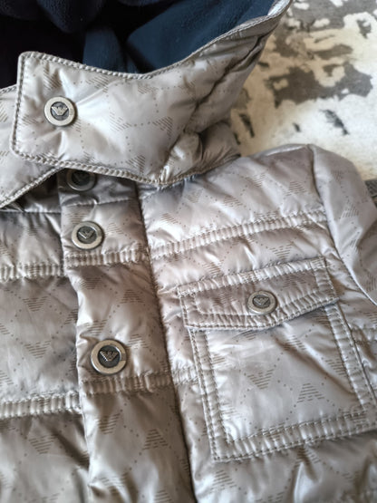 Kids ARMANI BABY Down Jacket + Puffer Pants + Gloves Size 9 Month (68 cm ) 5