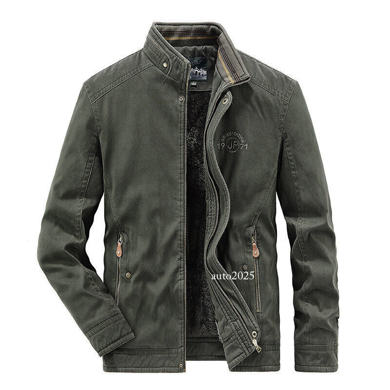 Motorcycle Men Parkas Jacket Camping Thick Heating Work Wear Casual Cotton Coats 16