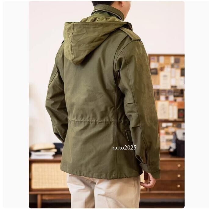 Red Tornado Retro M65 Jacket OG107 US Military Workwear Hooded Coat Windbreaker 4