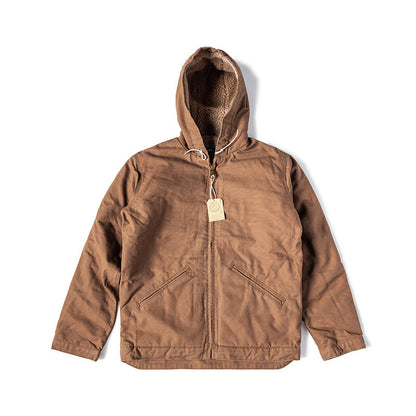 Men's Flight Jacket Outdoor Active Jacket Cold Winter Fleece Hooded Casual Coats 32