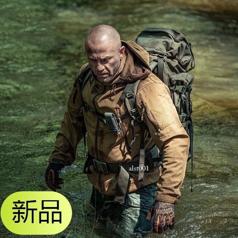 Army Camouflage Combat Uniform 2pc CS Cosplay Suit Coat Pants Set Jacket Trouser 14