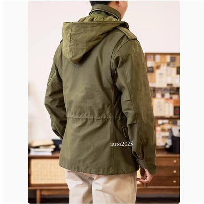 Red Tornado Retro M65 Jacket OG107 US Military Workwear Hooded Coat Windbreaker 18