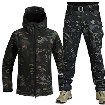 Army Camouflage Combat Uniform 2pc CS Cosplay Suit Coat Pants Set Jacket Trouser 28