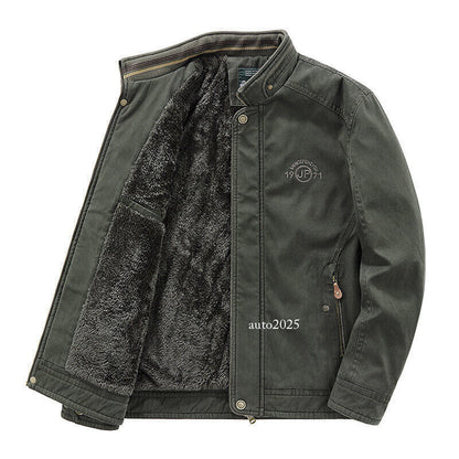 Motorcycle Men Parkas Jacket Camping Thick Heating Work Wear Casual Cotton Coats 9