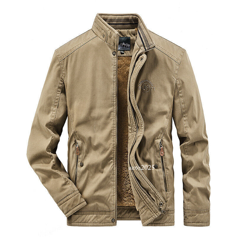 Motorcycle Men Parkas Jacket Camping Thick Heating Work Wear Casual Cotton Coats 15