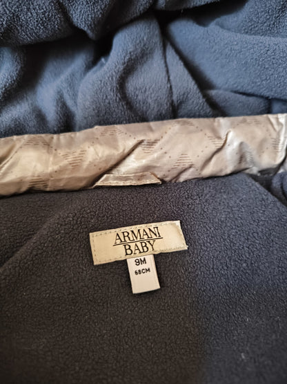 Kids ARMANI BABY Down Jacket + Puffer Pants + Gloves Size 9 Month (68 cm ) 9
