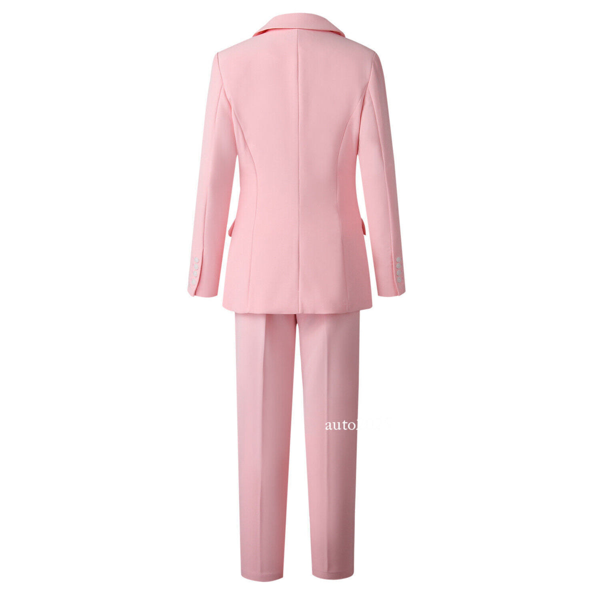 Classic Womens Suits Pants Business Jacket Blazer Double Breasted Vest 3PCS Coat 15