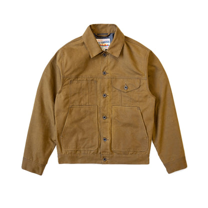 Red Tornado Short Lined Waxed Canvas Cruiser Jacket Rugged Yellowstone Outerwear 25