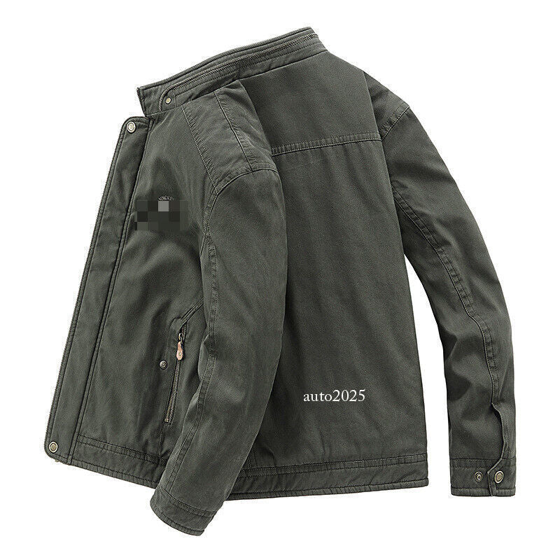 Motorcycle Men Parkas Jacket Camping Thick Heating Work Wear Casual Cotton Coats 21