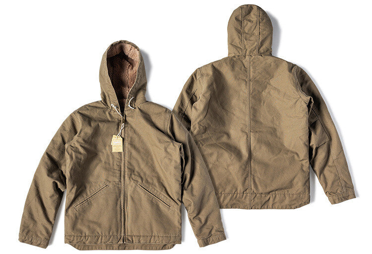 Men's Flight Jacket Outdoor Active Jacket Cold Winter Fleece Hooded Casual Coats 31